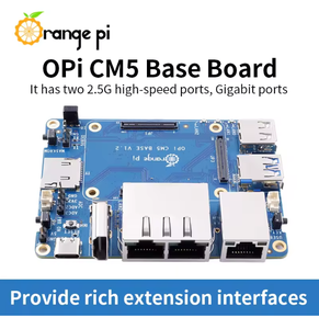 FYX Stock Orange Pi CM5 scheda Base 2.5G Gigabit LAN Computer a scheda singola adatto per modulo di calcolo OrangePi scheda a 5 Core - Product Image 2