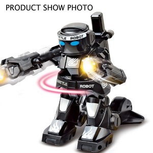 2หุ่นยนต์แพ็ค2.4กรัม RC ของเล่นต่อสู้หุ่นยนต์สำหรับแบบโต้ตอบ K.O 2.4กรัมไฟเสียง