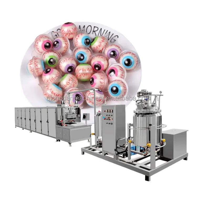 Gelatin pectin soft jelly sweets depositing making machine bear gummy candy production line price on sale