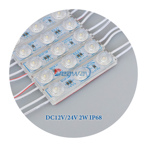 โมดูล LED SMD 3030 2W เลนส์ DC 24V โมดูล LED สำหรับสัญญาณระดับไฮเอนด์ IP68กันน้ำ DC 12V - Product Image 1