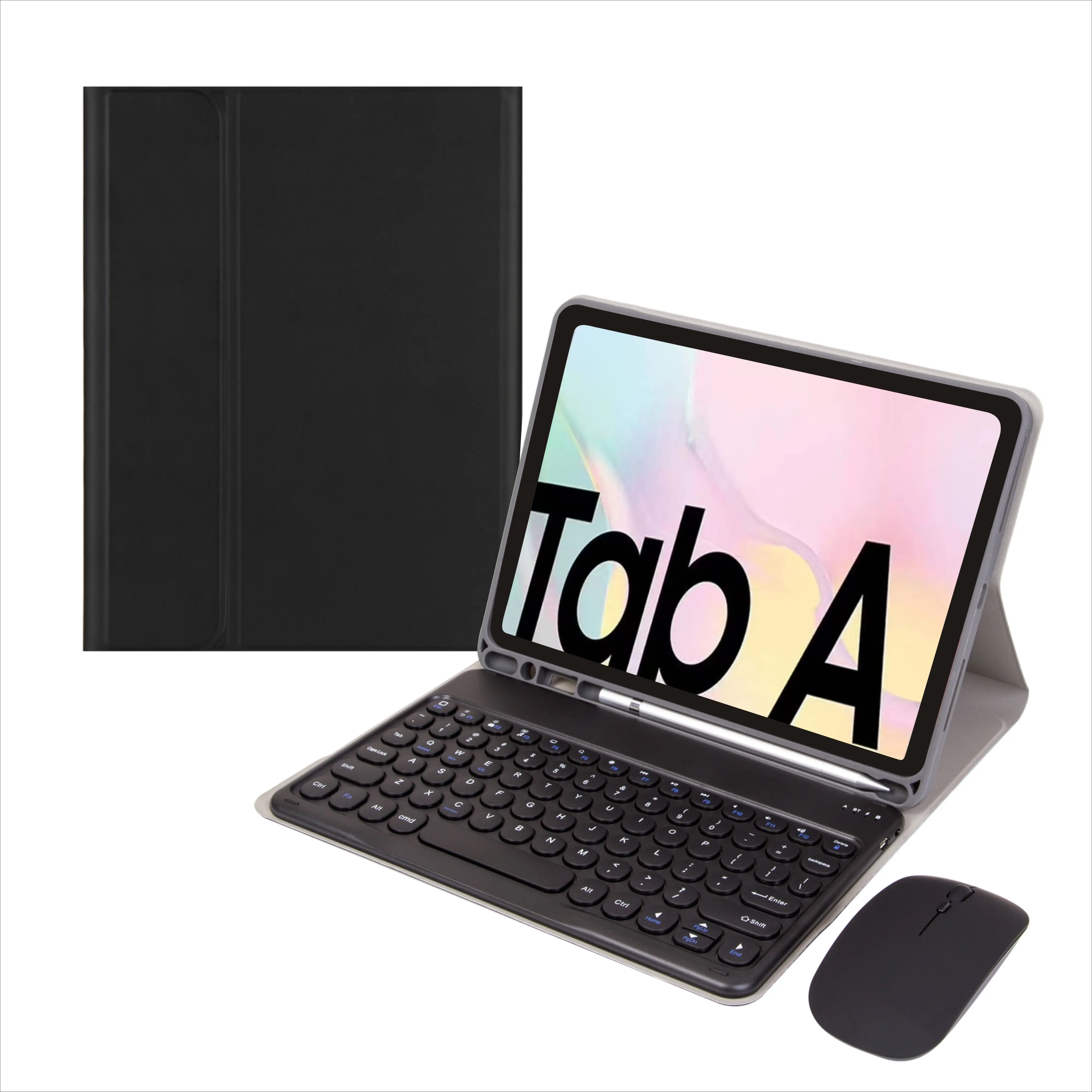 Voor Galaxy Tab A7 10.4-Inch Wireless Keyboard Case T500 Toetsenbord Houder Met Pen Slot