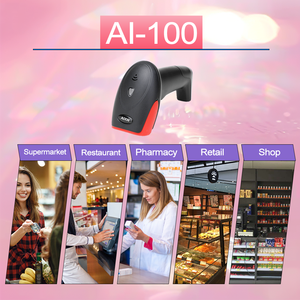AIXW lettore di codici a barre a basso costo USB Scanner di codici a barre 1D cablato RS232 COM interfaccia per supermercato e farmacia - Product Image 2