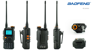 Baofeng-Walkie-talkie de mano bidireccional de 5W, intercomunicador de 10km, con logotipo personalizado, funciones inalámbricas para coches - Product Image 6