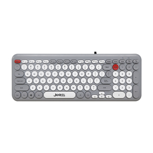 K35 Wired Silm Chocolate Keyboard Round Keycap 99/100/101 <strong>Key</strong> 1.35 Meter PU Cable Silk Printing Character Two Color Keycap - Product Image 2