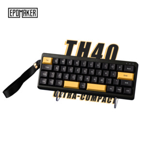 Epomaker-Teclado mecánico TH40 ultra compacto con diseño de 40%, miniteclado inalámbrico azul intercambiable en caliente, portátil - Product Image 1