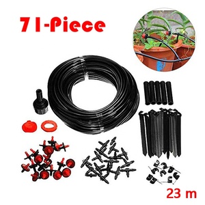 71 adet otomatik damla sulama kiti 23m su hortumu damla sulama sistemi ile ayarlanabilir bağlayıcı - Product Image 2