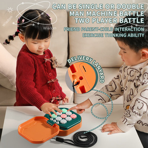 ABS aile eğlenceli strateji kurulu oyunları ara beceri seviyesi taşınabilir elektronik Tic-Tac-Toe oyun oyuncak çocuklar için - Product Image 2