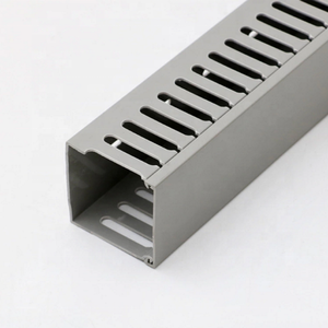 Solid PVC Cable Protector and <strong>Trunking</strong> Slotted <strong>round</strong> Cable Duct Easy Installation for Wiring Needs - Product Image 5