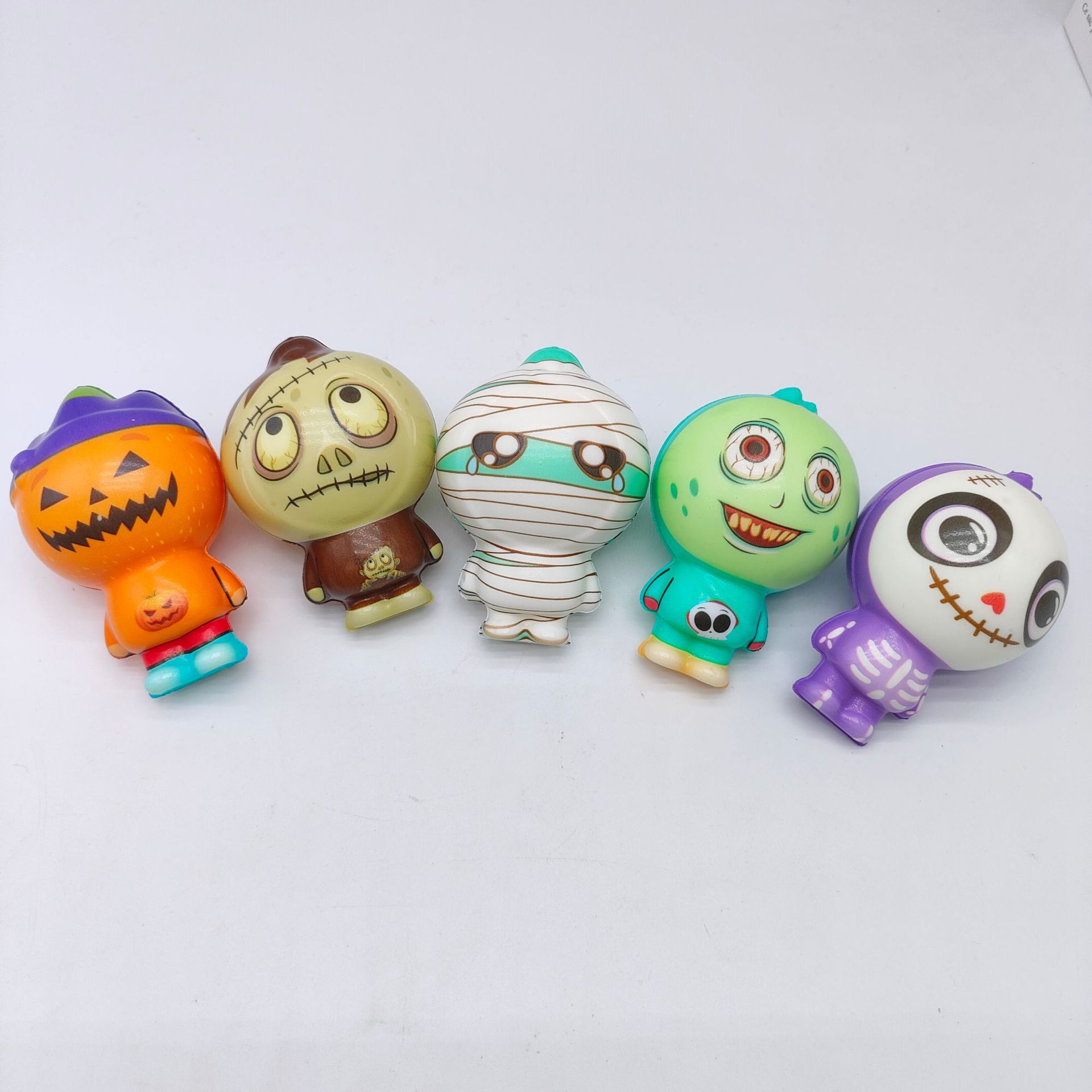 Embalaje de bolsa de malla para el cabello mezclado con Halloween