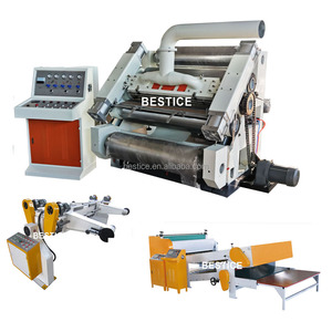 Low <strong>Cost</strong> Single Facer Corrugated Machine With <strong>a</strong> B <strong>C</strong> D E F Flute for Pizza Box Paper Cup Shoe Carton Box DIY Decoration - Product Image 1