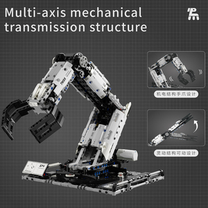 Tuomu T2007 New <strong>Technical</strong> <strong>Programming</strong> Robotic Arm Bricks Assembling Model Toys for Boys Birthday Gift Building Blocks Sets - Product Image 3