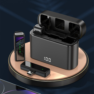Wireless Microphone <strong>System</strong> Compatible iPhone Android J88 Live Broadcast Noise Reduction Microphone With Storage - Product Image 3
