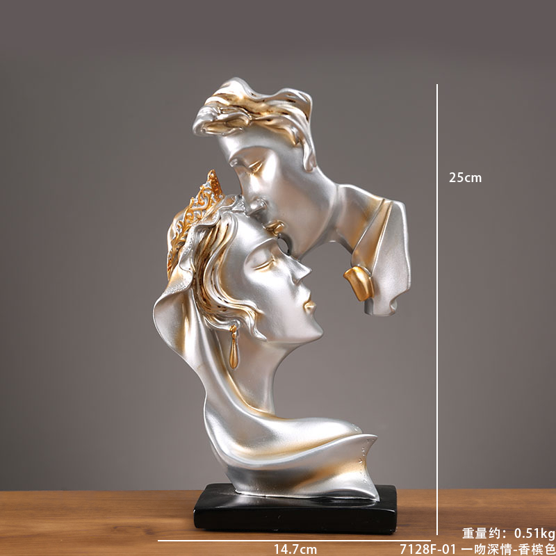 Un beso de cariño (color champagne)