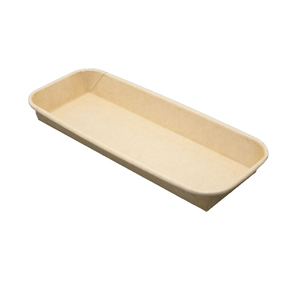 ถาดซูชิแบบใช้แล้วทิ้งเกรดอาหารกล่องกระดาษซูชิทรงปลาหมึกพร้อมฝา - Product Image 5