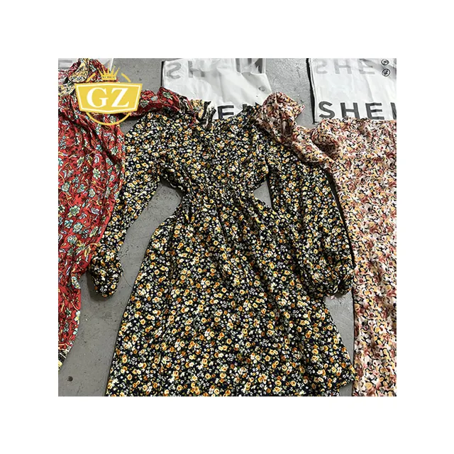 2022 GZ stock vêtements femme guangzhou stock vêtements vente en gros stock nouveaux vêtements pour femmes emballage mixte