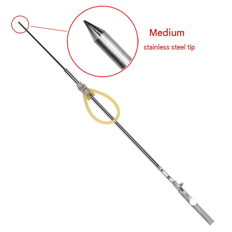 Stainless steel-medium size-1 piece-includes 2 rubber bands