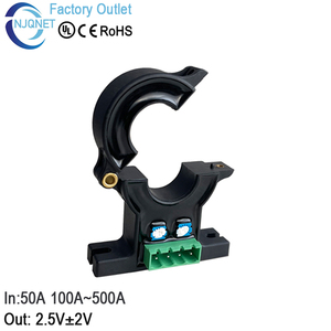 Salida de 2,5 ± 2V Entrada ± 50A ± 100A 200A 300A 500A Transductor de corriente CC Transformador de corriente Hall Sensor de corriente de núcleo dividido - Product Image 5