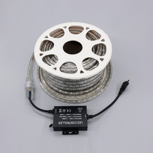 Ip65และแผ่นกระจายแสงพิกเซล8มม. กันน้ำ3000K แสงสมาร์ท100ft Ac220v Led Strip Rgb Plug - Product Image 1
