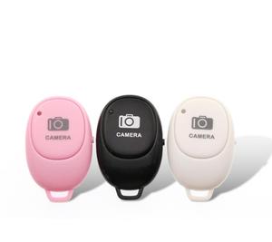 มินิชัตเตอร์รีโมทไร้สาย iOS Android โทรศัพท์มือถือเซลฟี่ฟันสีฟ้าชัตเตอร์ไฟ LED ABS วัสดุมินิกล้องปุ่มสวิทช์ - Product Image 5