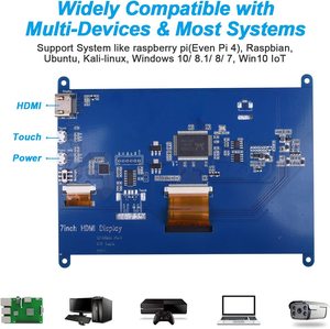 7 Zoll 1024x600 kapazitives Touchscreen-TFT-LCD-Anzeige modul für Raspberry Pi - Product Image 5