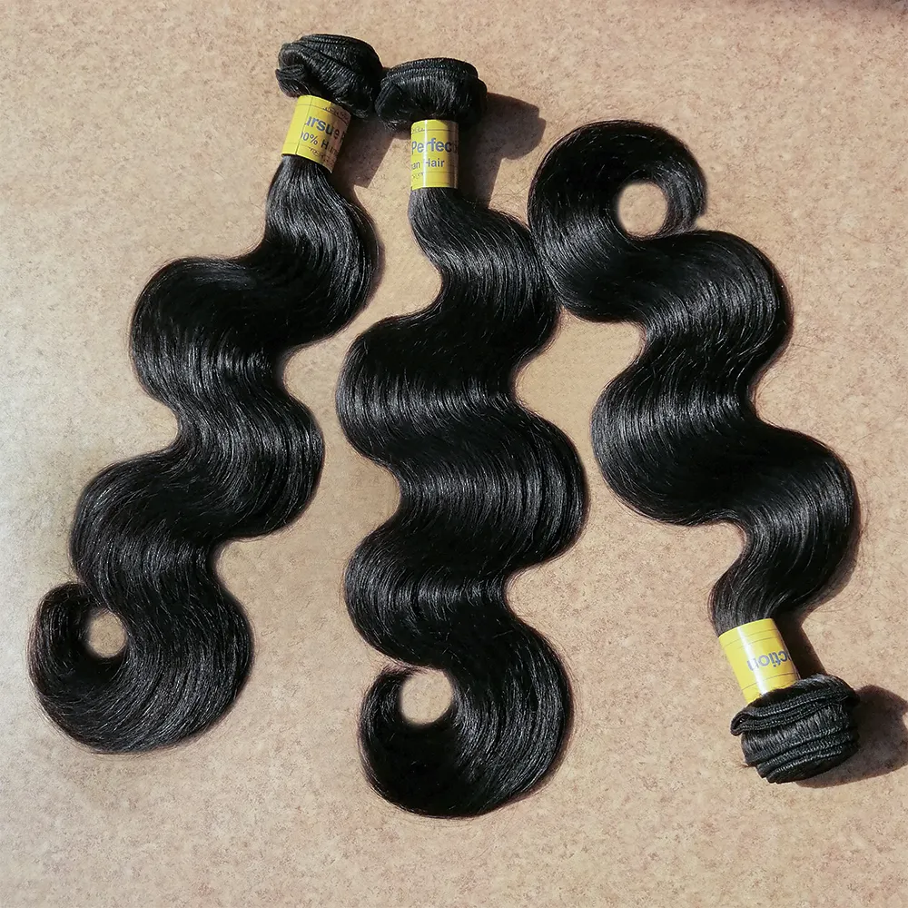 Extensión de cabello alineado con cutícula de cabello vietnamita crudo Paquete de cabello humano ondulado Remy indio crudo para vendedores de mujeres negras