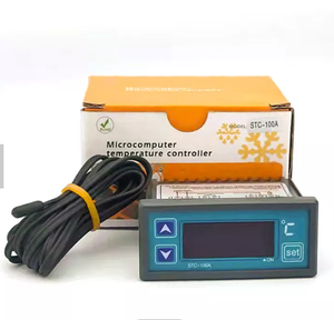 Controlador de temperatura Digital STC-3008, doble pantalla, refrigeración de doble temperatura, interruptor automático de calefacción