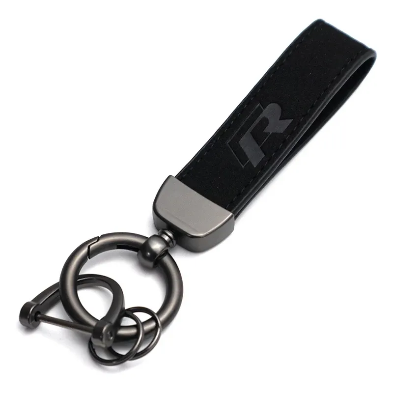 Модный кожаный брелок для автомобильного стайлинга металлический брелок для ключей подарки автомобильный брелок для ключей