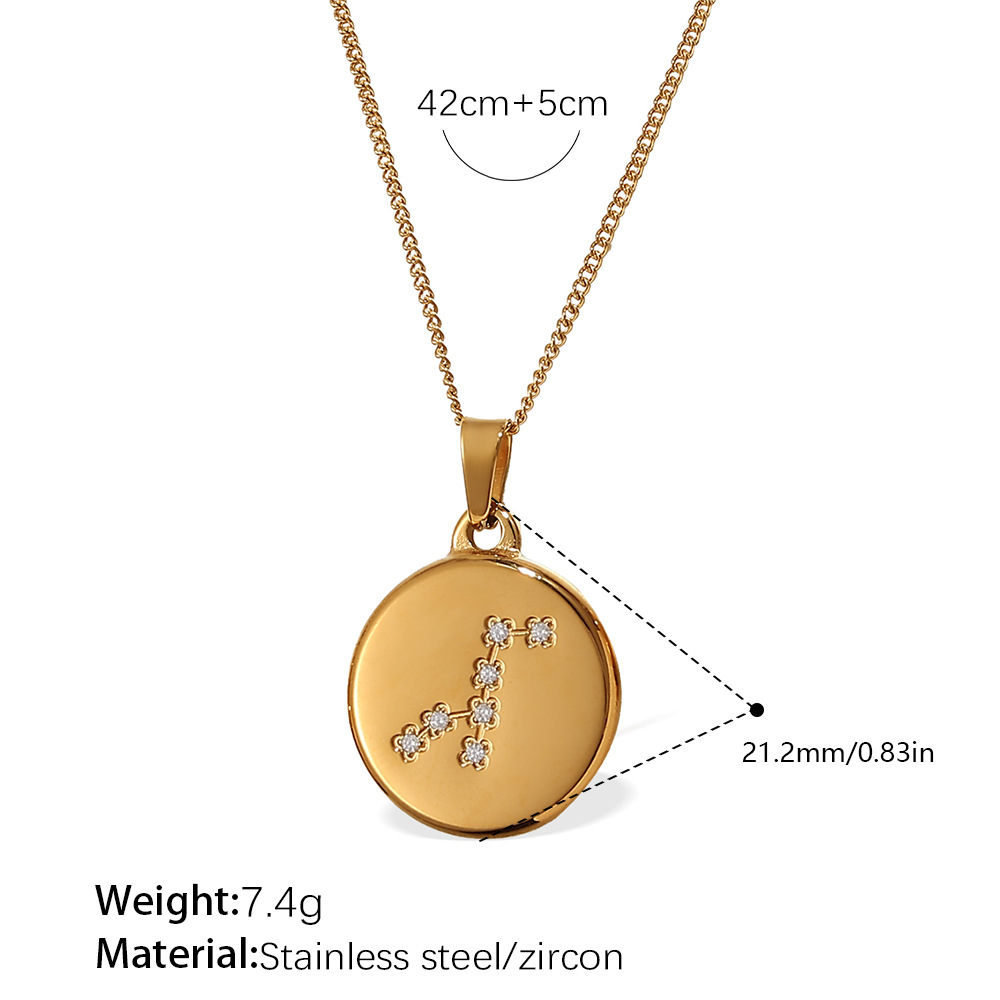 Xl444weg7 collar leo oro