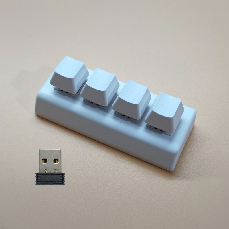 Blanco-usb BT 24g inalámbrico