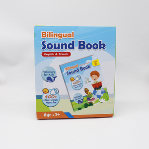 Giáo Dục Đồ Chơi Âm Thanh Song Ngữ Học Tập Máy Cảm Ứng Điện Tử Sách Tiếng Pháp Tiếng Anh Trẻ Em E Cuốn Sách Nói Cuốn Sách Đồ Chơi - Product Image 5