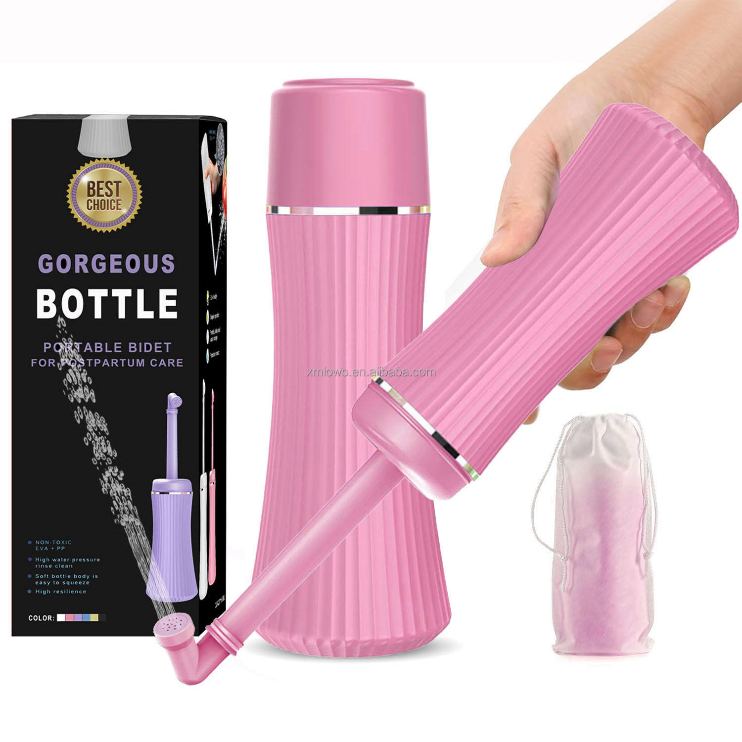 Boîte de couleur tige rose-rose (400ML)