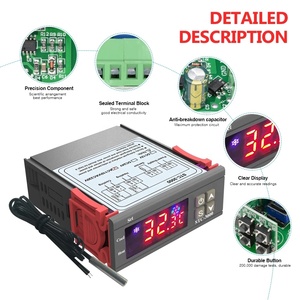 STC-3000-controlador de temperatura de microordenador, termostato Digital con Sensor de ventilador para incubadora, 12v/24v/220v - Product Image 5