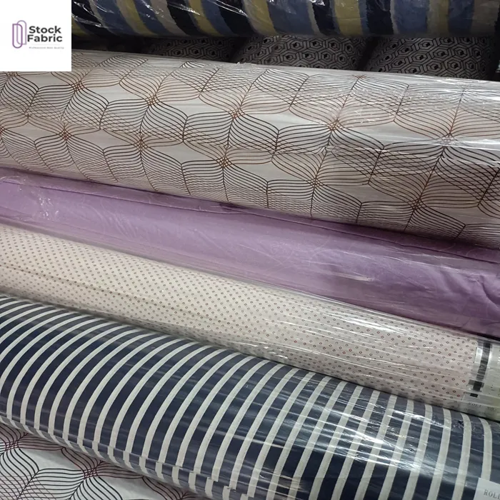 Hot selling woven 100% cotton poplin print stocklot fabric in China