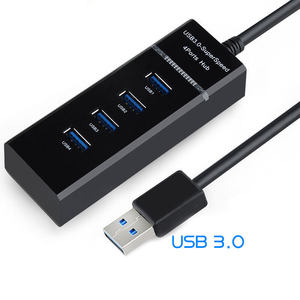 超高速5 gbps传输多4端口USB 3.0集线器，带发光二极管USB集线器3.0分离器扩展适配器，适用于电脑 - Product Image 3