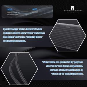 THERMALRIGHT Aqua Elite 360 V3 AIO CPU soğutucu 360 sıvı soğutma satır ARGB PWM hayranları ile bilgisayar durumlarda su soğutma için - Product Image 4