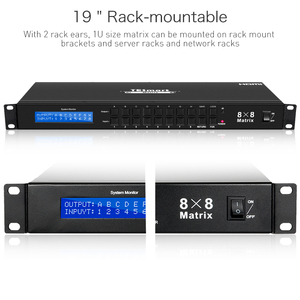 TESmartHDMIビデオマトリックススイッチャーIRリモコンEDIDHDMI互換8入力8出力4K30hzHDMIマトリックススイッチ - Product Image 6