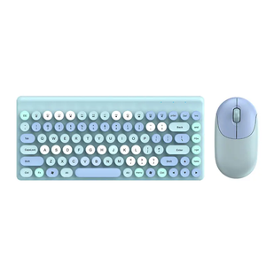 Juego de Mini teclado y mouse inalámbricos combo de teclado y mouse de computadora para juegos