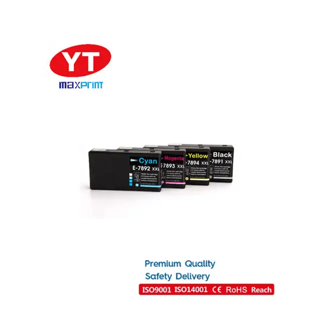 Yelbes T7011 T7021T7891 T7892 T7893 T7894 Cor Premium Compatível Cartucho de Tinta InkJet para Impressora Epson