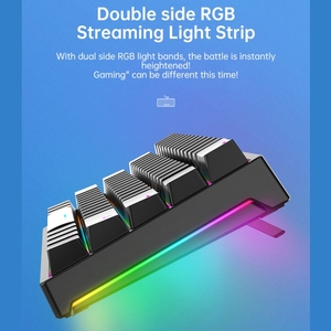 Manufacturer Customs 61 Keys TYPE-C <strong>Mechanical</strong> <strong>Keyboard</strong> with RGB Backlight Klavye Teclado <strong>Mechanical</strong> Gaming <strong>Keyboard</strong> for Desktop - Product Image 5