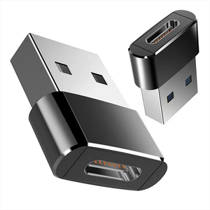 C型母至USB2.0公转换器连接器OTG数据快速充电C型适配器