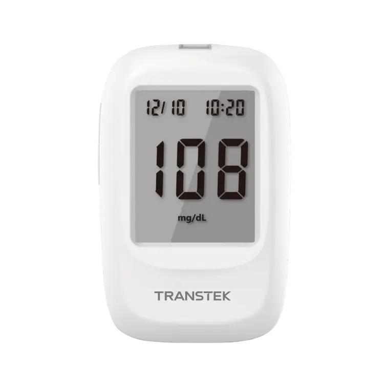 Transstek sem codificação medidor de açúcar no sangue Glucometro Digital Accurate Blood Glucosímetro Blood Monitoring Sensor para diabéticos