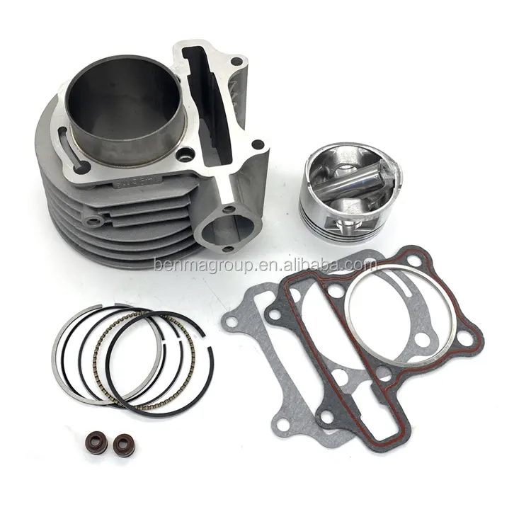 Piezas de repuesto para motor gy6 150cc, kit de pistón de bloque de cilindro 157QMJ