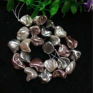 18mm Big Shell Pearl <strong>Beads</strong> for Jewelry Making DIY <strong>Bead</strong> Material Irregular Shape Colorful Big Pearl Loose <strong>Beads</strong> - Product Image 3