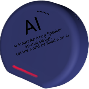 Ai Chatgpt 4 Micrófono eléctrico Dispositivo de audio integrado Piezas de conversación inteligente basadas en Bluetooth para modelo de Big Data - Product Image 1