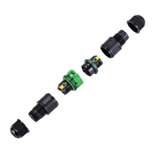 Conector rápido IP68 à prova d'água para uso externo, conector rápido IP68 para homens e mulheres, novo, sem parafusos, rápido