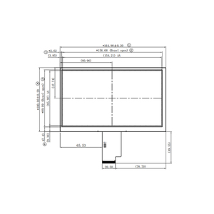 Leggibile alla luce del sole 7 pollici 1024*600 40 PIN interfaccia LVDS 1000 pannello Display LCD TFT nit con touch - Product Image 3