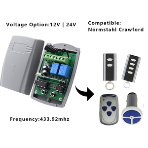 Interruttore di controllo remoto Wireless universale 433Mhz per ricevitore di codici fissi e Rolling code ricevitore di telecomando