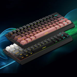 Pctenk H60 Ông Từ Trục Nhôm Có Dây Cơ Khí Chiếu Bàn Phím USB Loại C 61 Phím Bên Khắc Chơi Game Văn Phòng Sử Dụng - Product Image 1