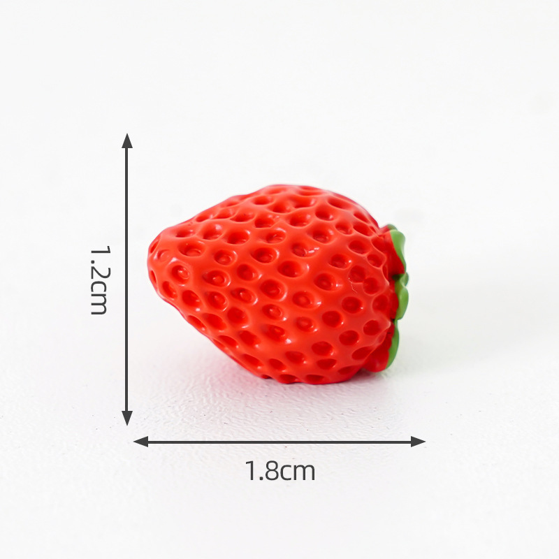 2 fraises colorées