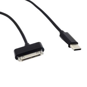 30 PIN เป็น USB C สายชาร์จซิงค์สำหรับ iPad 30 PIN เก่า iPhone iPod 1เมตรสีดำและสีขาวได้รับการยอมรับ OEM - Product Image 5